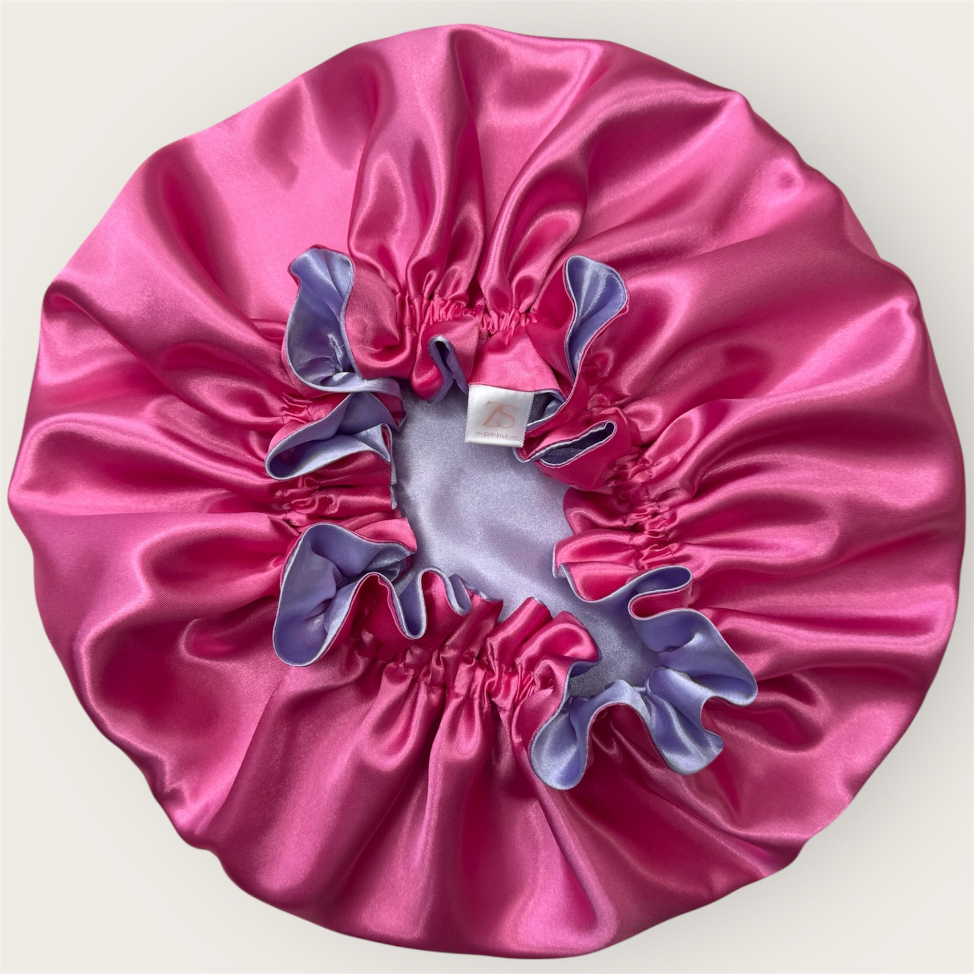 Dubbelzijdige Satijnen Bonnet - Pink Lilac | Luxe bescherming voor je haar