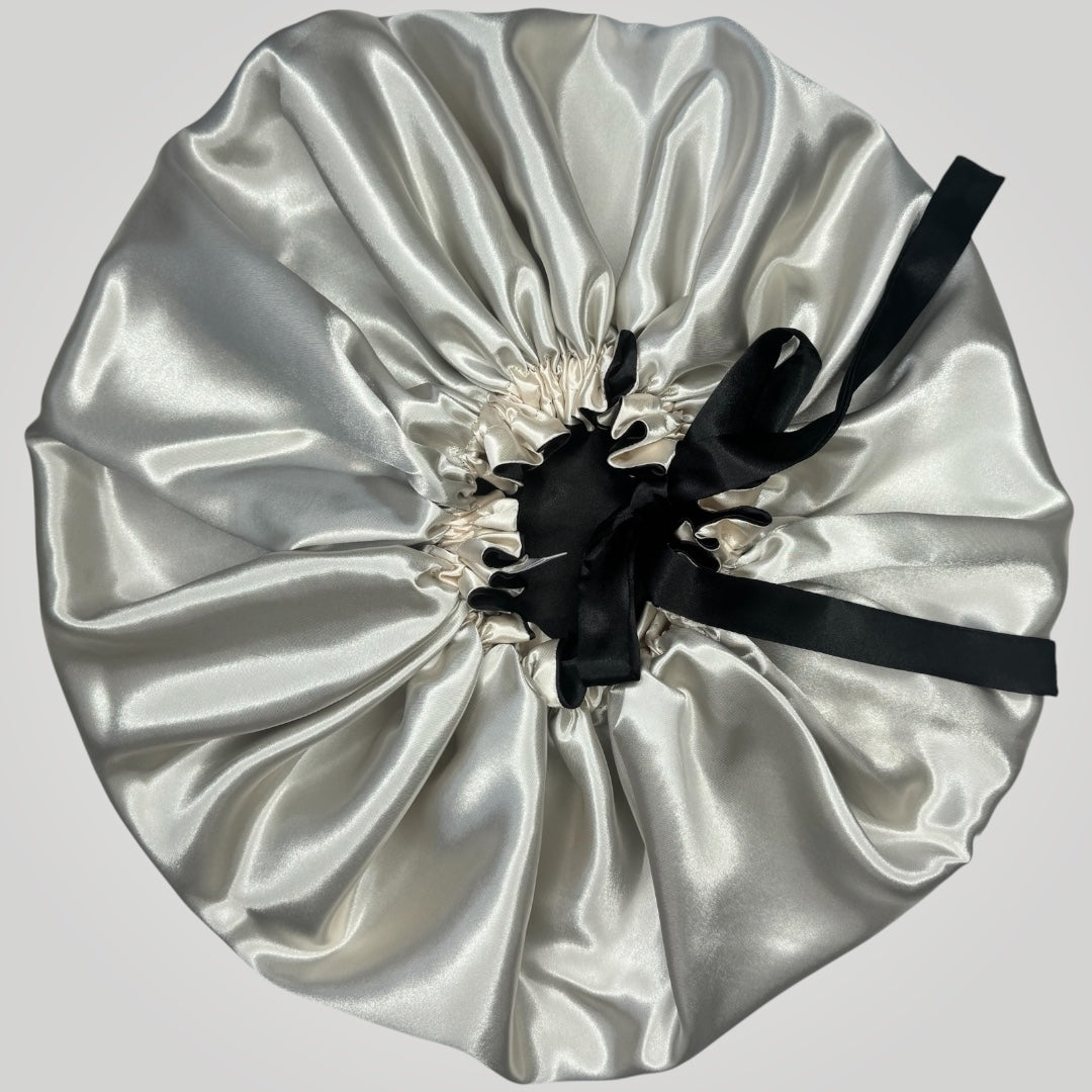 Luxe Satijnen Tie Bonnet