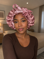 Luxe Satijnen Tie Bonnet