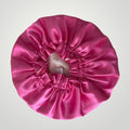 Dubbelzijdige Satijnen Meisjes Bonnet - Pink Cream | Zacht & Beschermend voor Kinderhaar