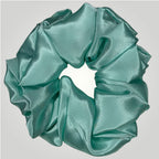Luxe Satijnen Scrunchie – Zacht voor je Haar, Sterk in Stijl – Mint