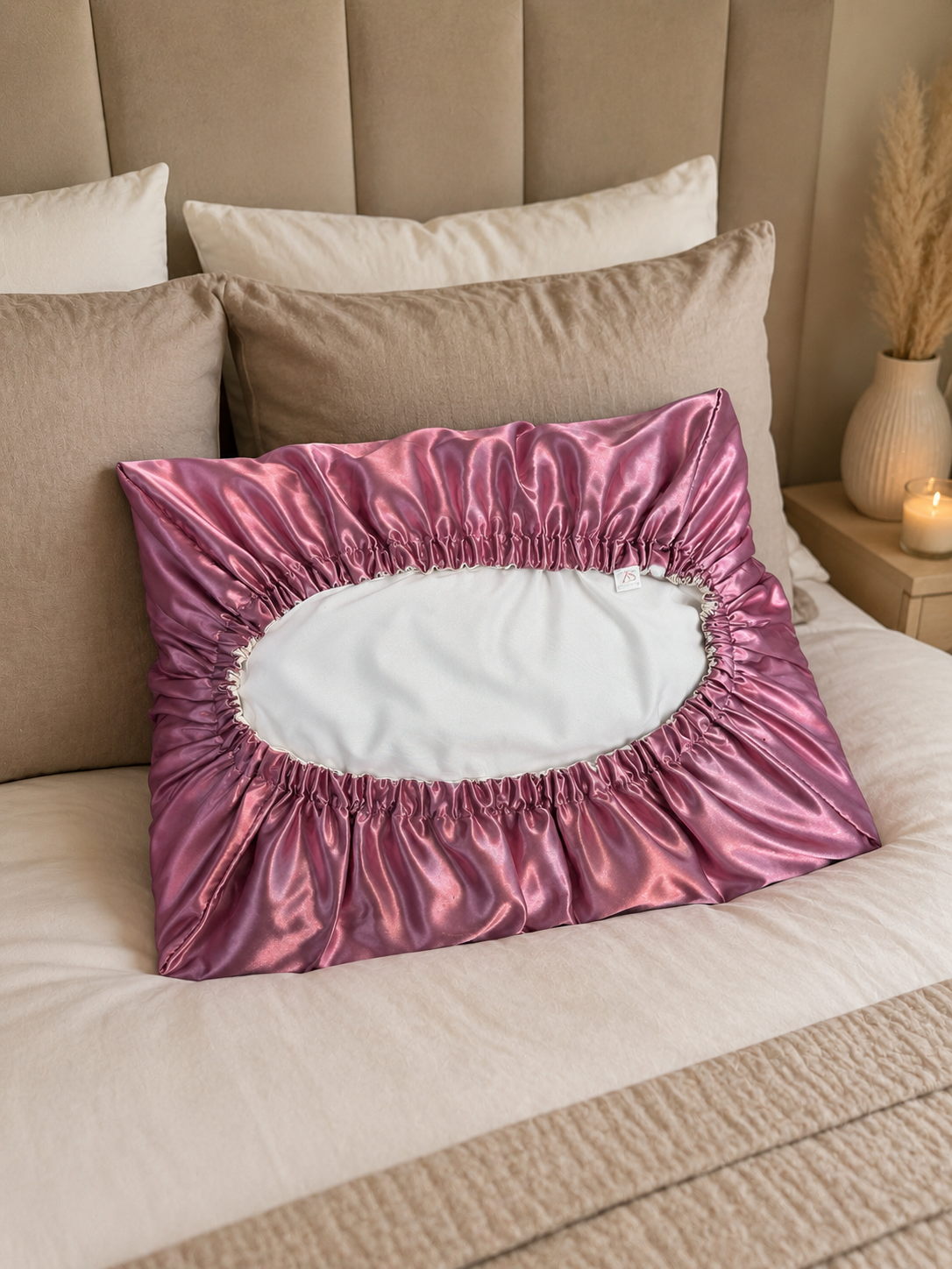 Luxury Satin Pillowcase – Dusty Rose