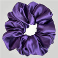 Luxe Satijnen Scrunchie – Zacht voor je Haar, Sterk in Stijl – Purple