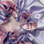 Dubbelzijdige Satijnen Bonnet - Lilac Blush | Luxe bescherming voor je haar