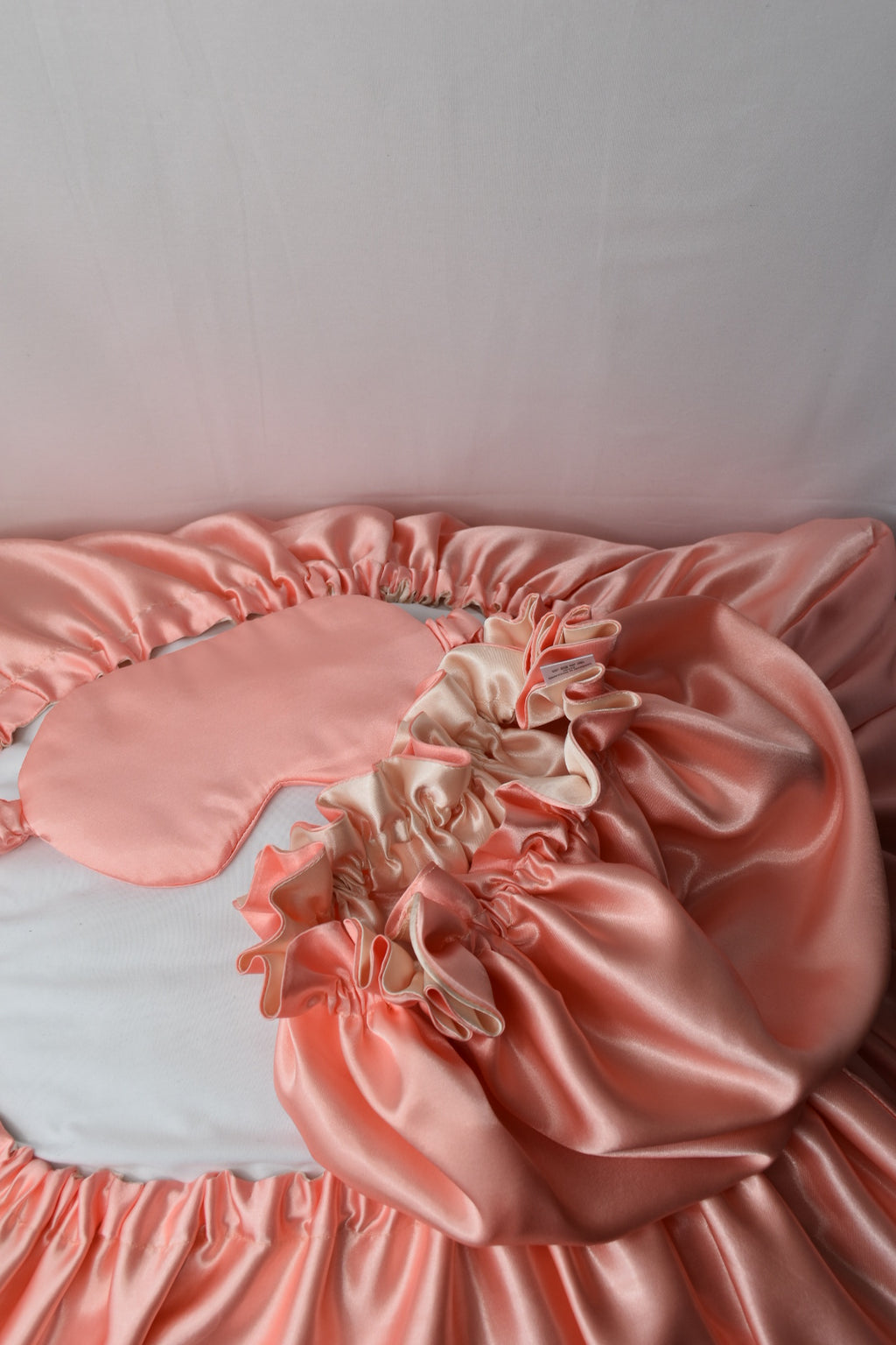 Zurisilk Luxury Sleep Set – Complete Satijnen Verzorging voor Haar & Huid | Peach