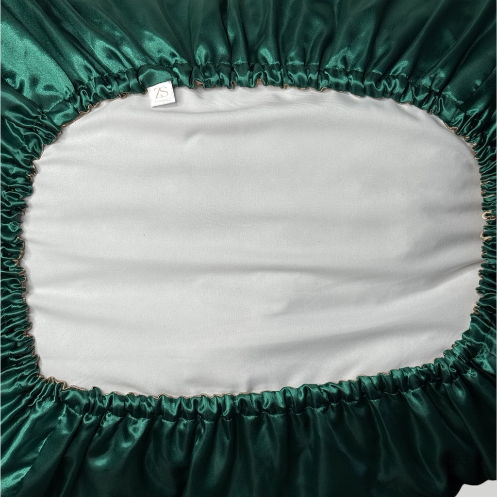 Luxury Satin Pillowcase – Champagne Green