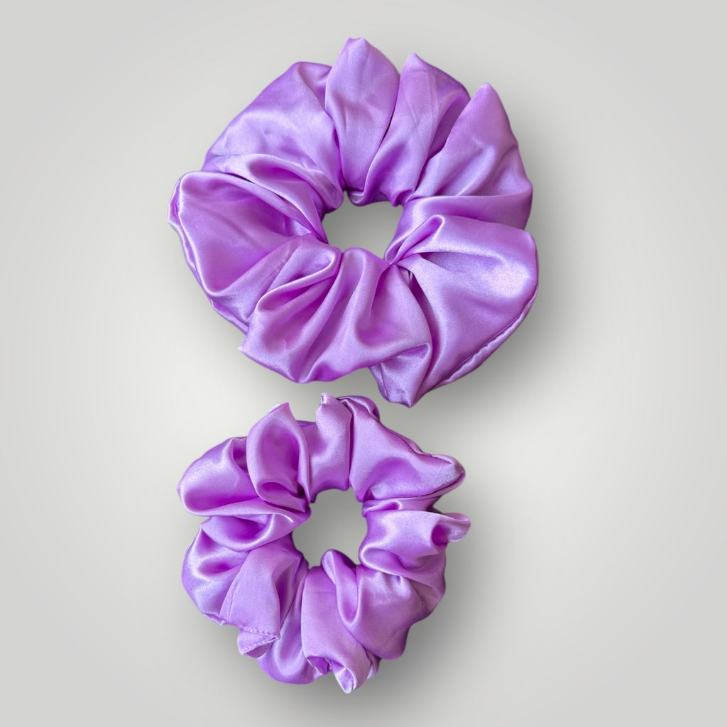 Luxe Satijnen Scrunchie – Zacht voor je Haar, Sterk in Stijl – Soft Lilac