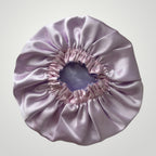 Dubbelzijdige Satijnen Meisjes Bonnet - Lilac Pink | Zacht & Beschermend voor Kinderhaar