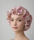 Dubbelzijdige Satijnen Bonnet – Soft Blush | Luxe bescherming voor je haar