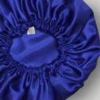 Dubbelzijdige Satijnen Heren Bonnet – Royal Blue | Luxe bescherming voor je haar