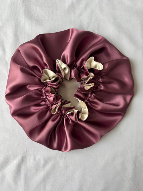 Dubbelzijdige Satijnen Bonnet – Velvet Dream | Luxe bescherming voor je haar