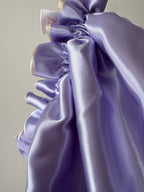 Dubbelzijdige Satijnen Bonnet – Lilac Cream | Luxe bescherming voor je haar