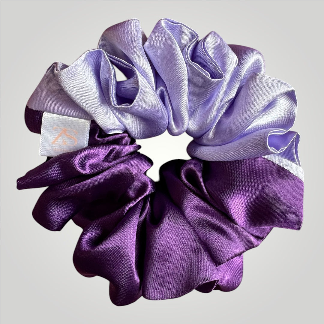 Luxe Satijnen Scrunchie – Zacht voor je Haar, Sterk in Stijl - Purple Lilac